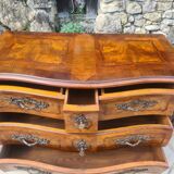 Marquetry tomb chest of drawers