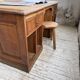 Counter or desk in oak from the 1950s.