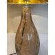 Pair of Contemporary Fumè Table Lamps Murano Glass