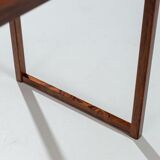 Sled legged pair of rosewood side tables mid-century Denmark 1960