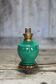 Vintage ceramic lamp, green Art Deco lamp, table lamp, freestanding lamp.