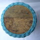vintage scoubidou vase in wires and glass