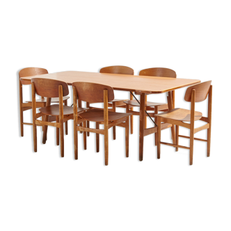 Teak dining set by Børge Mogensen for Søborg