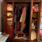 Bedroom cabinet with mirror