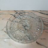 Cut glass serving dish for appetizers