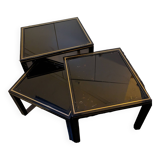 Black stone vandel nesting table