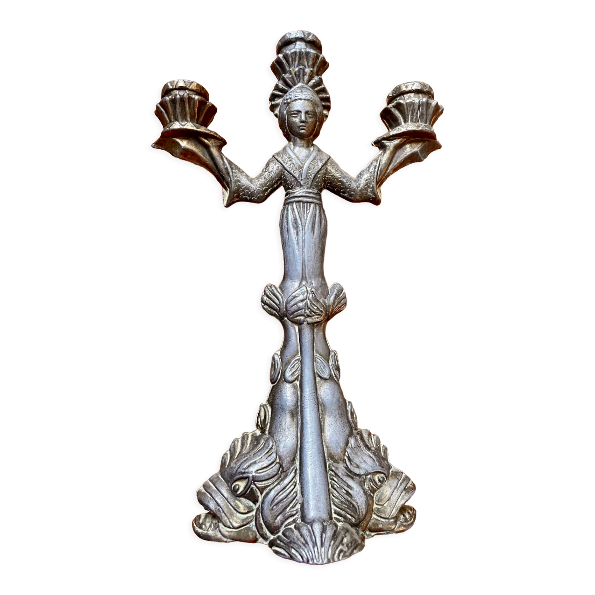 Old Art Nouveau candle holder