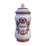 Pharmacy jar or porcelain apothecary jar