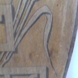 Bakery wood panel "here bread is baked over a wood fire"