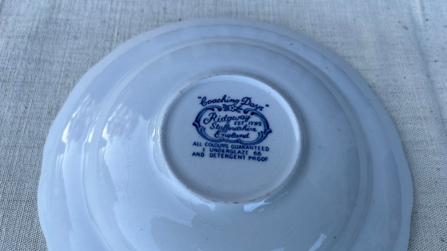 Set of 4 vintage Ridgway bowls