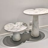 Pair of tables "Eros" by Angelo Mangiarotti for Skipper