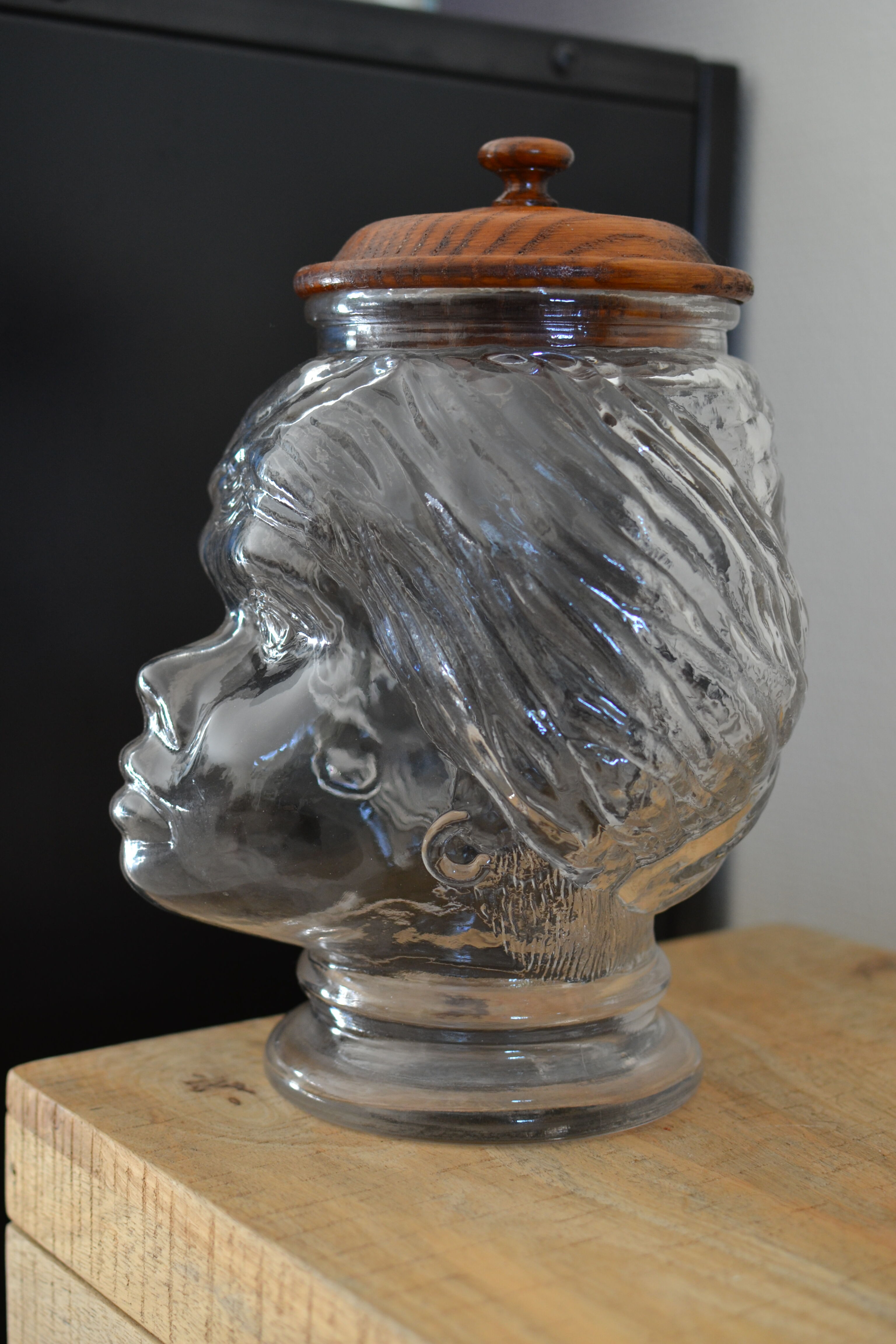 Moorish head candy pot