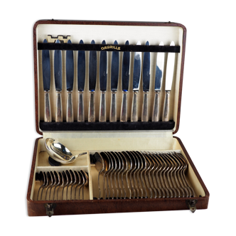 Menagère metal silver Orbrille 49 pieces - Joseph Buisson - XXth