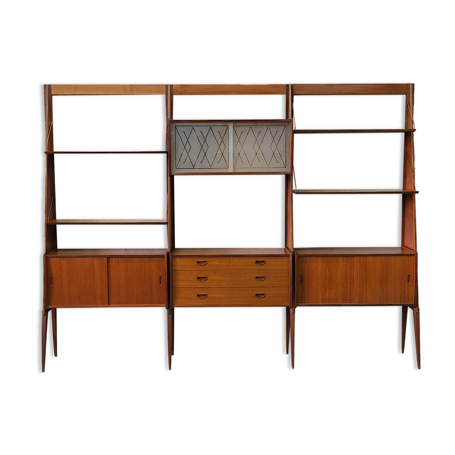 Mid Century Wall Unit by Einar Raknes, Norway 1960's