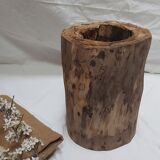 Wooden vase