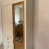 Vintage wardrobe with mirror