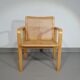 Chaise d'appoint en bois de hêtre et sangles par Olivo Pietro, Italie, années 1970