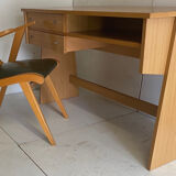 Scandinavian vintage desk and armchair