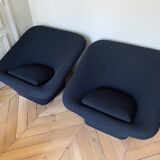 Pair of F564 armchairs called square Mushroom by Pierre Paulin for Artifort