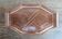 Art deco pink molded glass tray or dish