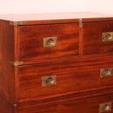 Commode militaire, de marine en acajou, XIXème siècle