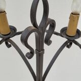 Candelabra floor lamp wrought iron candlestick