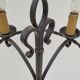 Candelabra floor lamp wrought iron candlestick