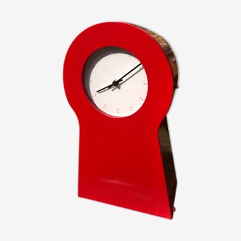 Clock, vintage ikea ps Red