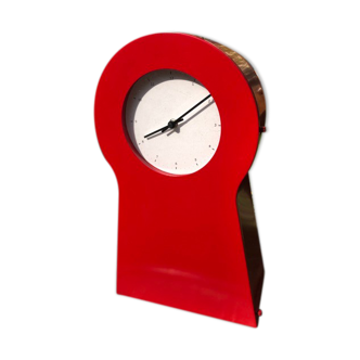 Clock, vintage ikea ps Red