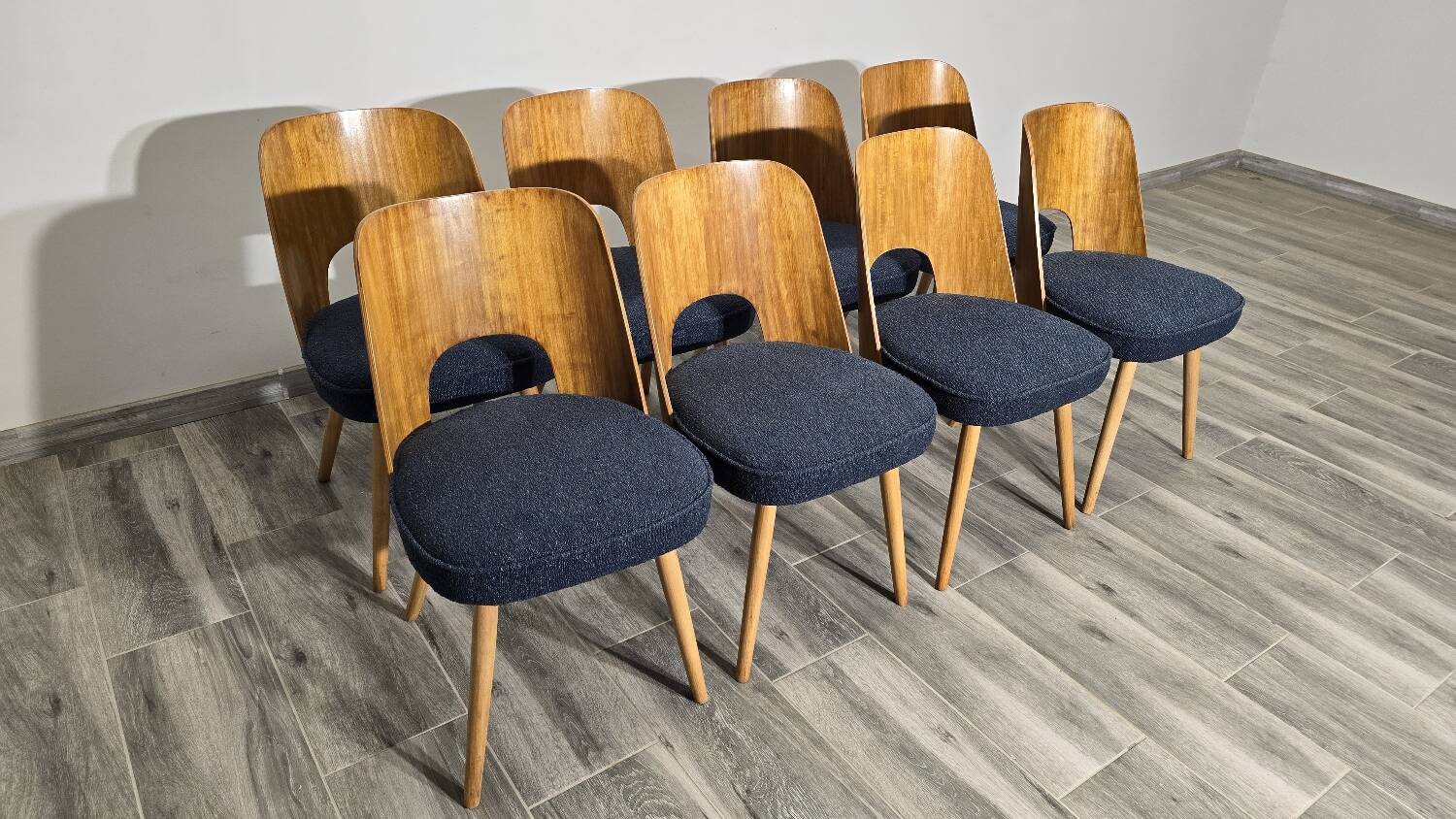 Dining Chairs by Oswald Haerdtl, 1950s, Set of 8