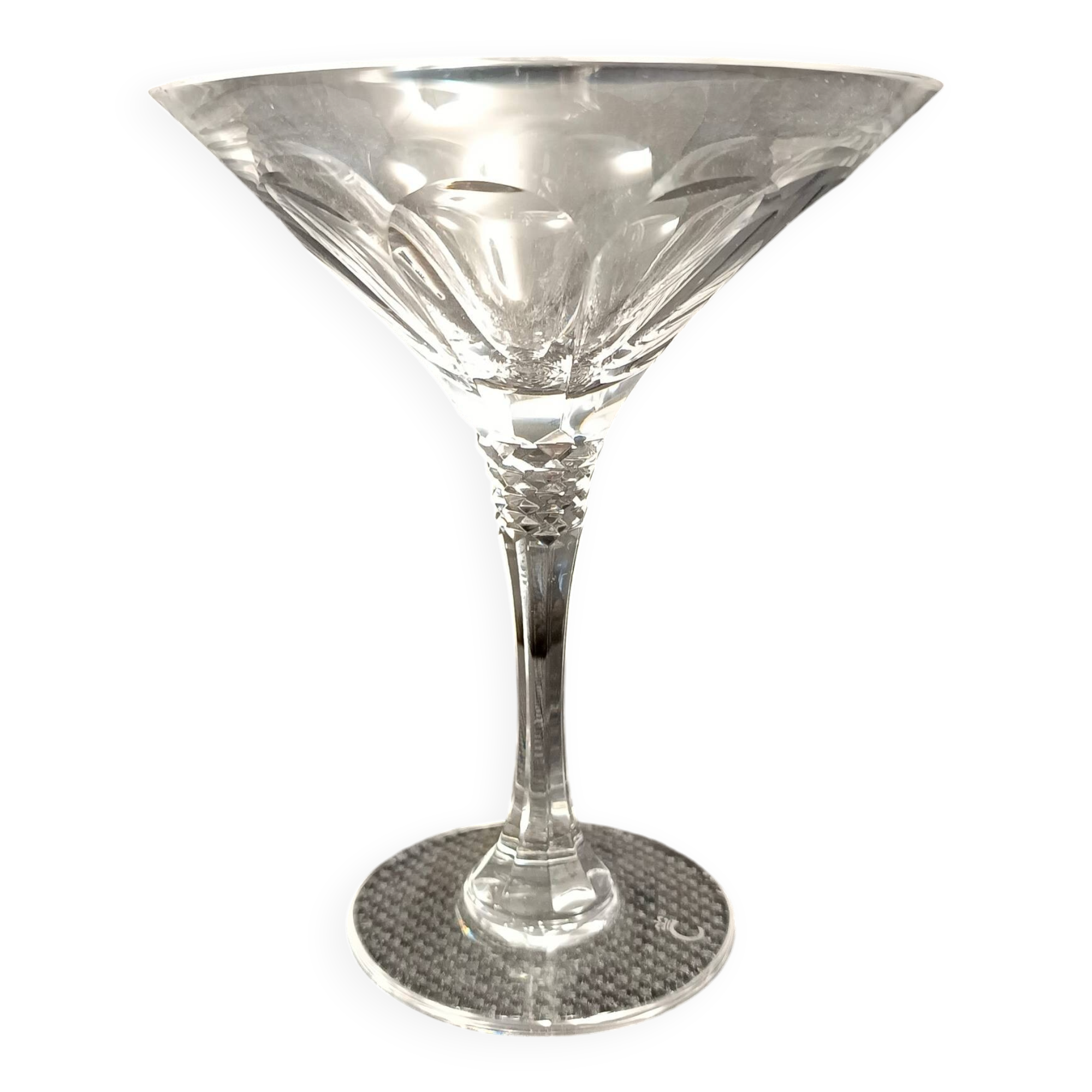 Set of Twelve Crystal Martini Glasses by Christinenhutte, Germany