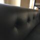 Sofa leatherette and chrome France 1970 s