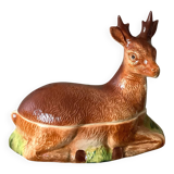 Terrine in the shape of a deer/roe deer by Michel Caugant