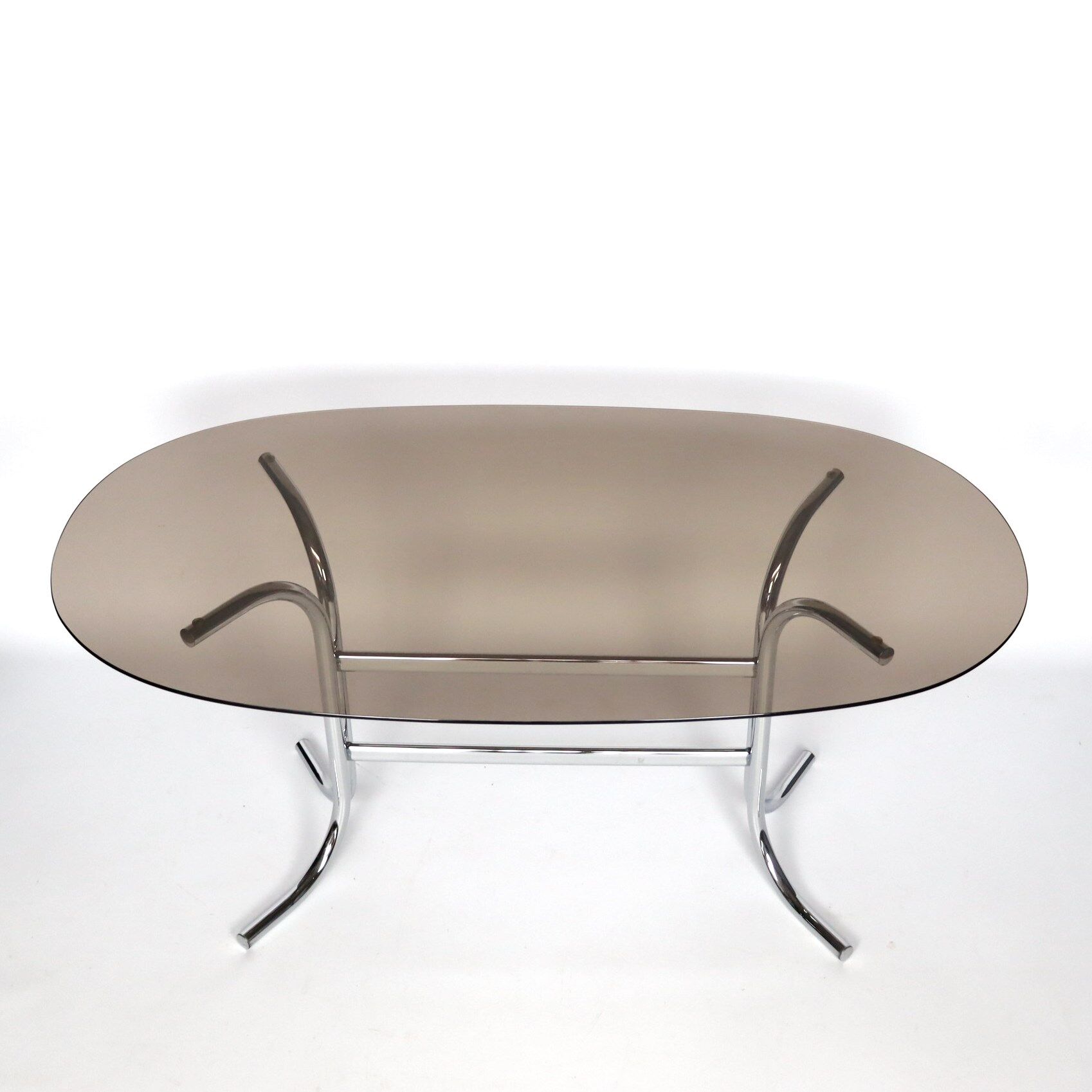 Chrome dining table 70s