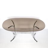 Chrome dining table 70s