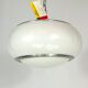 Stilux Milano, white perspex and aluminum ceiling lamp from 60s