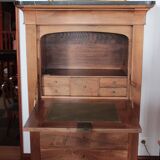 Restoration in 19th Walnut Secretary