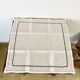 5 old openwork cotton crepe napkins