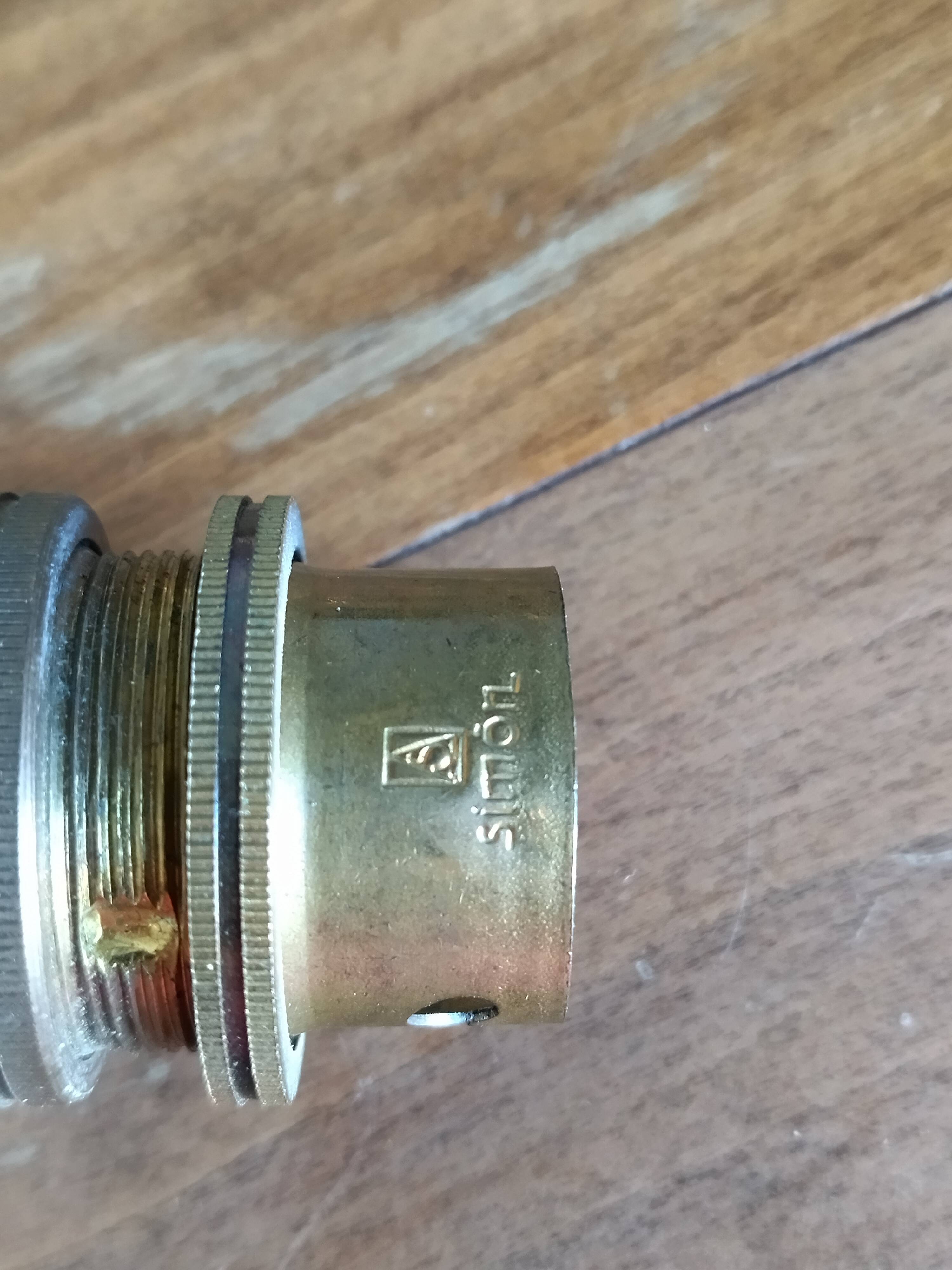 Pair of vintage bronze lamps