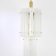 Murano glass ice pendant by Limburg, Germany, 1970s
