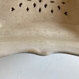 Plat à égoutter 19e en faience hollandaise Petrus Regout & co