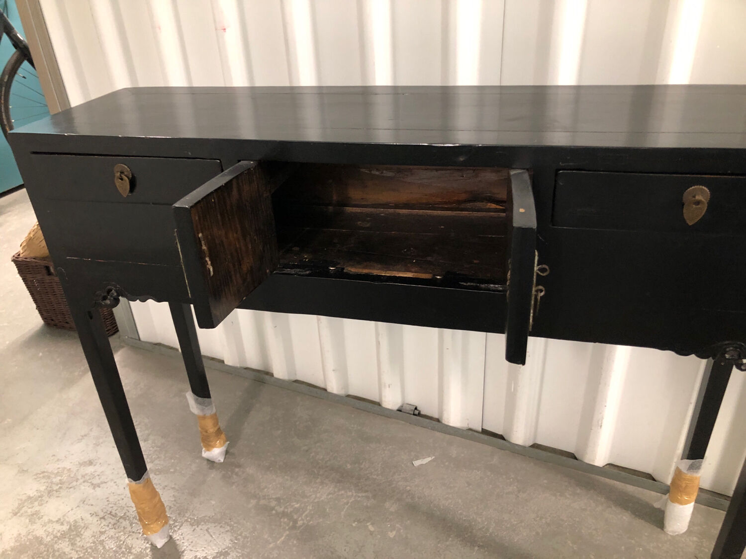 Chinese wooden console