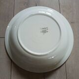 Plat rond Digoin et Sarreguemines modèle "Mireille "