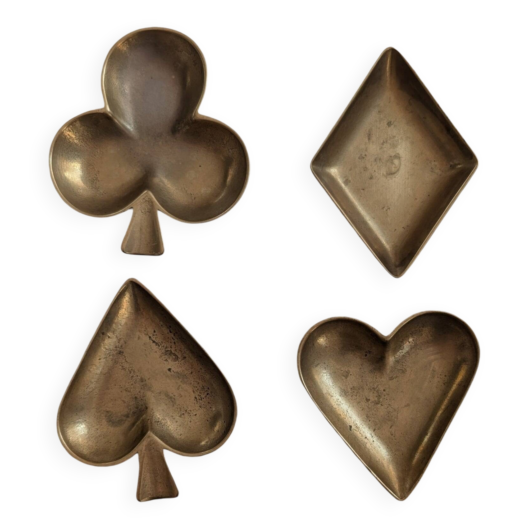 Vintage brass catchall tray