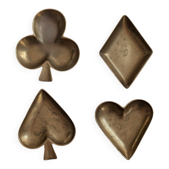 Vintage brass catchall tray