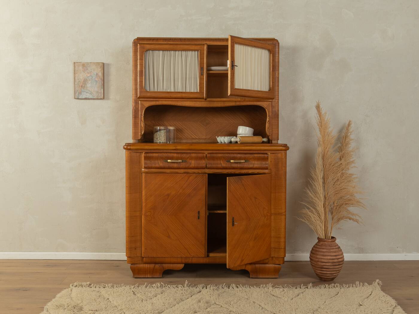 1930s Art déco kitchen cabinet