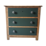 Vintage wood and green dresser