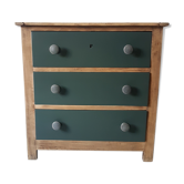 Vintage wood and green dresser