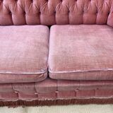 Living room 3 pieces velvet toad