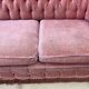 Living room 3 pieces velvet toad